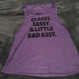 Purple tank top